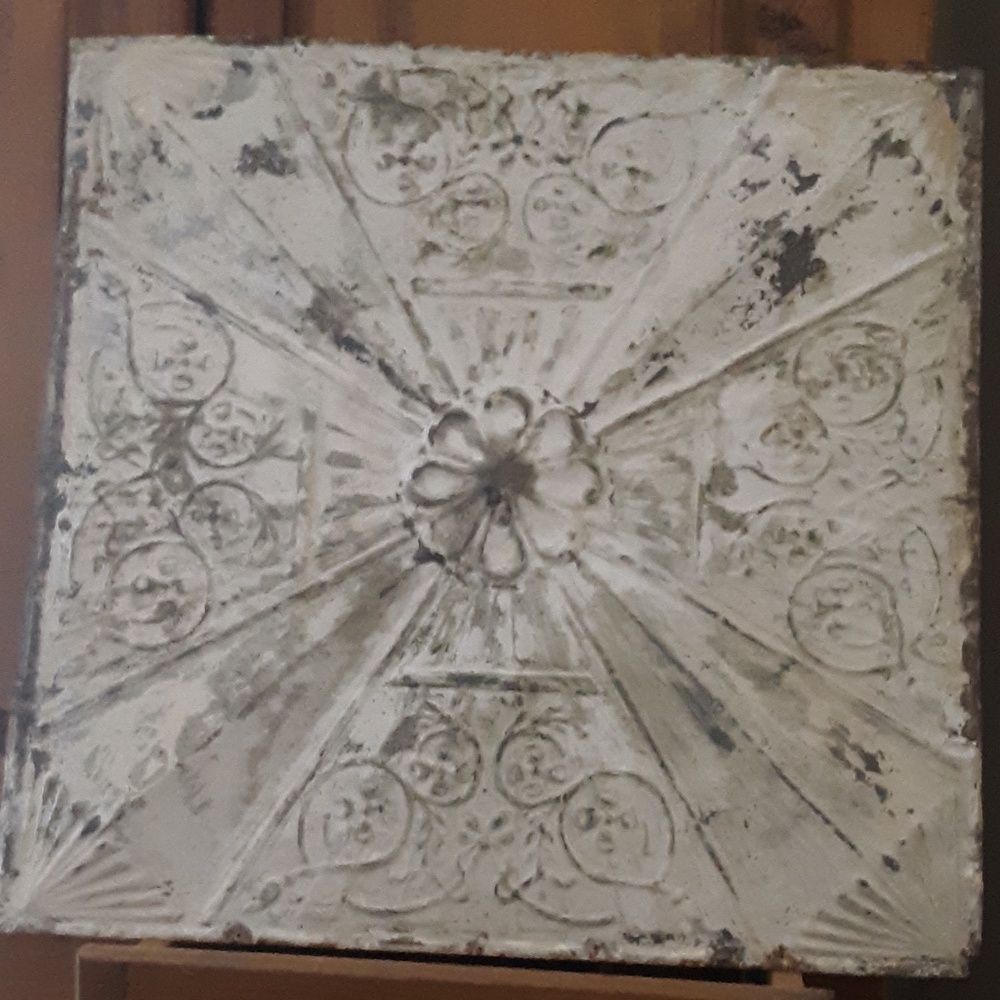 Vintage Ceiling Tile 24x24 Antique
